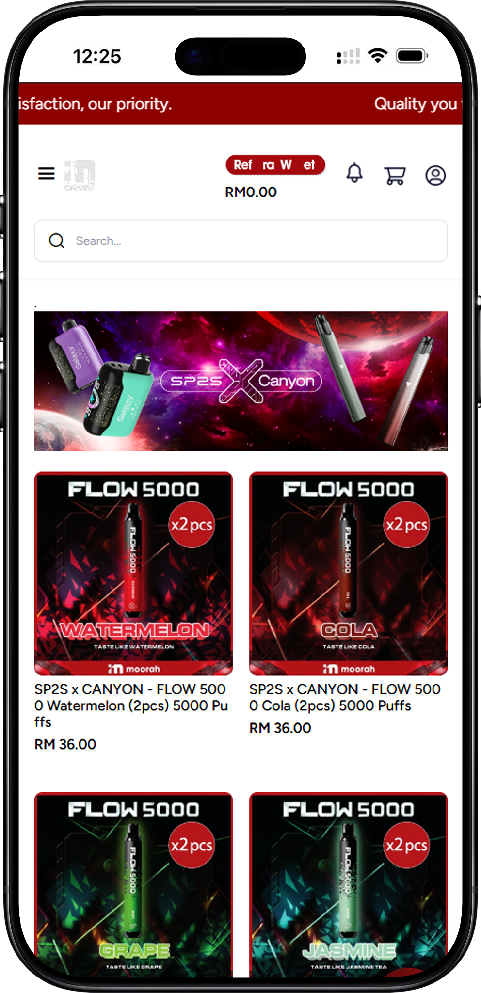 Produk FLOW 5000 SP2S x Canyon